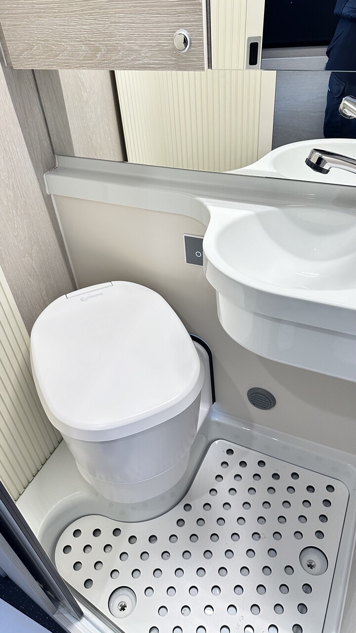Badbereich in einem Camper